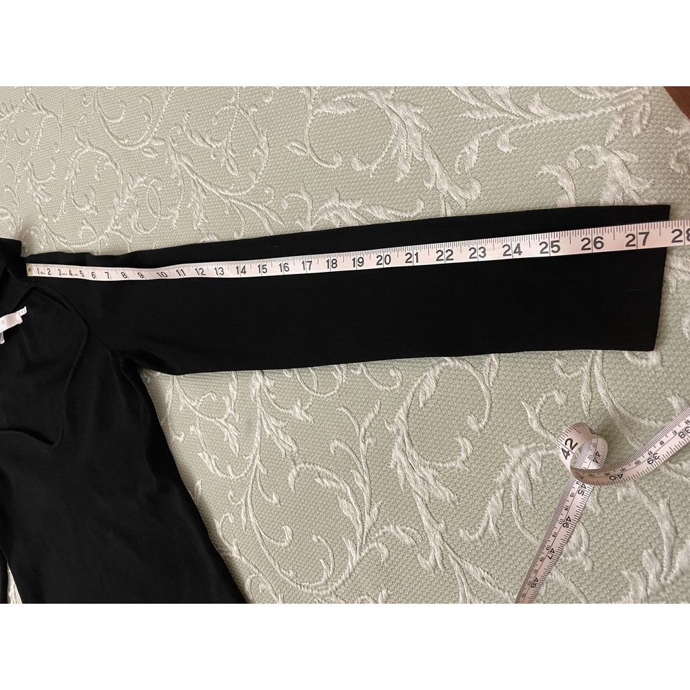 ASTR The Label Sweater Womens Medium Black Cutout Turtleneck Long Sleeve AT17392 - Picture 6 of 16